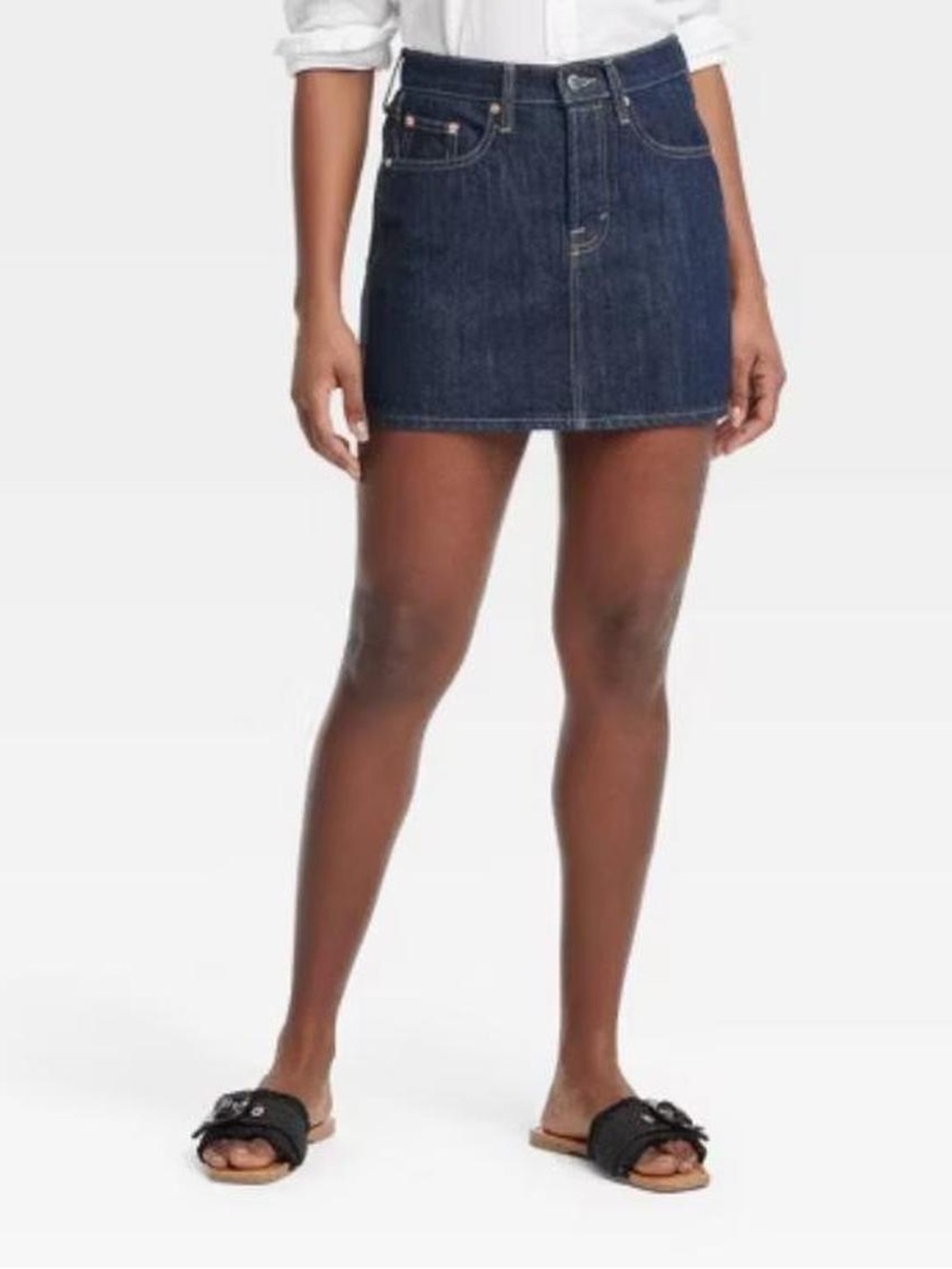 Universal Thread Dark Blue Denim Mini Skirt Size 12